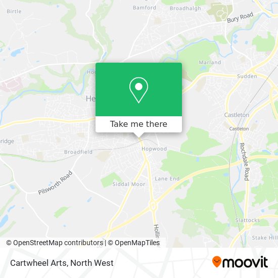 Cartwheel Arts map
