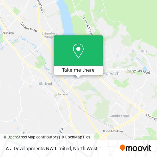 A J Developments NW Limited map