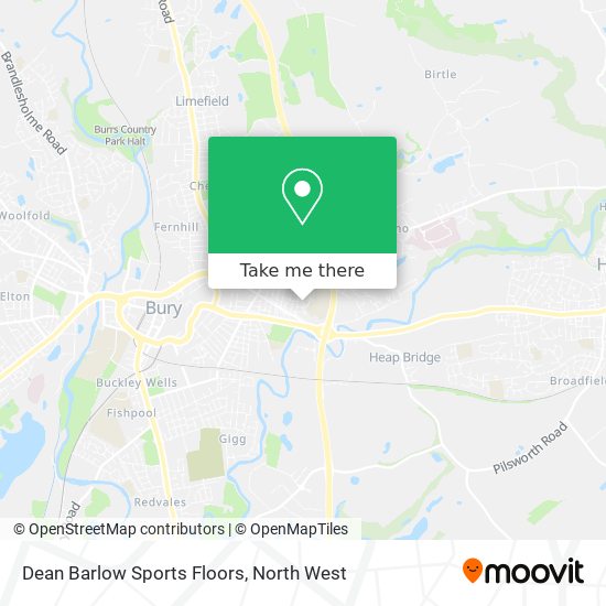 Dean Barlow Sports Floors map