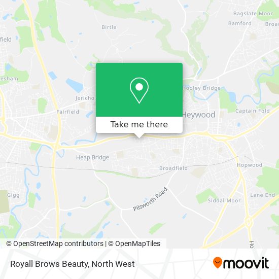 Royall Brows Beauty map