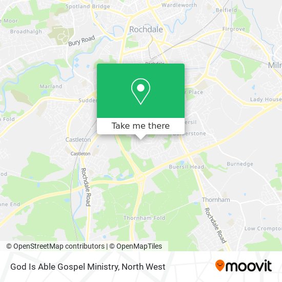 God Is Able Gospel Ministry map