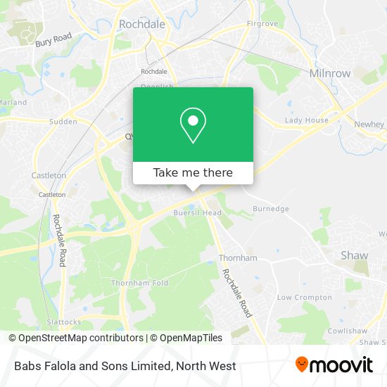 Babs Falola and Sons Limited map