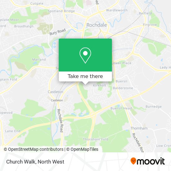 Church Walk map