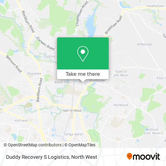 Duddy Recovery S Logistics map