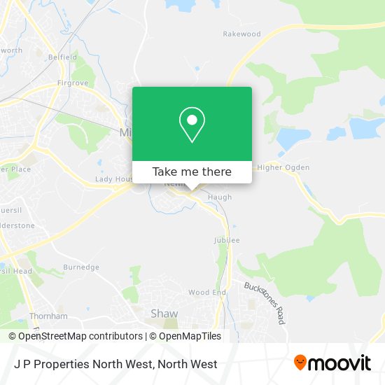 J P Properties North West map