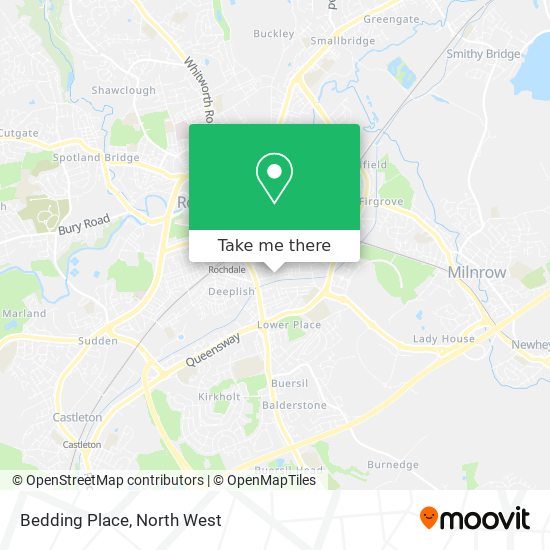 Bedding Place map