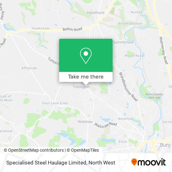 Specialised Steel Haulage Limited map