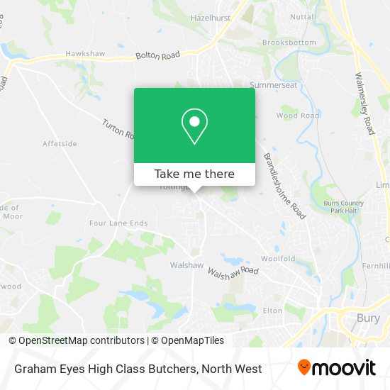Graham Eyes High Class Butchers map