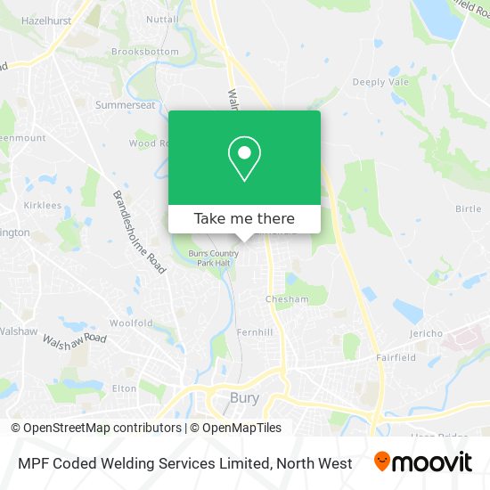 MPF Coded Welding Services Limited map