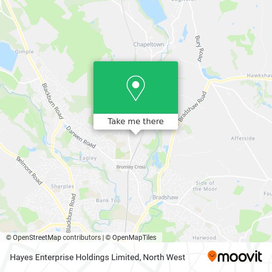 Hayes Enterprise Holdings Limited map