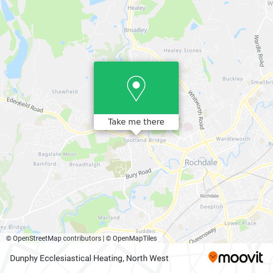 Dunphy Ecclesiastical Heating map