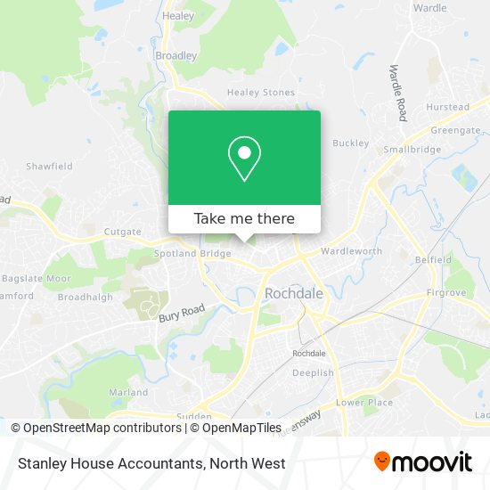 Stanley House Accountants map