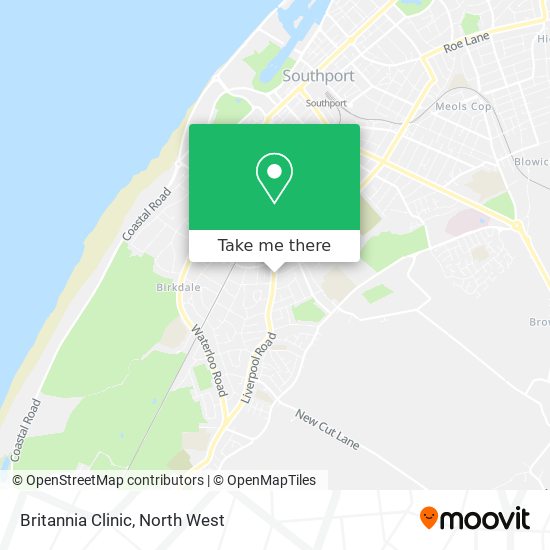 Britannia Clinic map