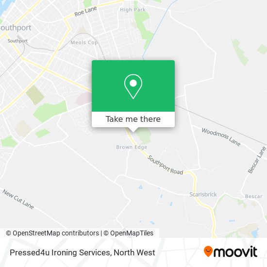 Pressed4u Ironing Services map