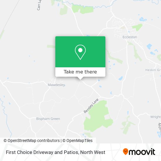 First Choice Driveway and Patios map