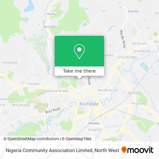 Nigeria Community Association Limited map