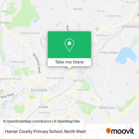 Hamer County Primary School map