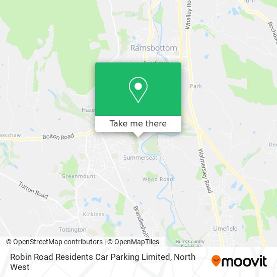 Robin Road Residents Car Parking Limited map