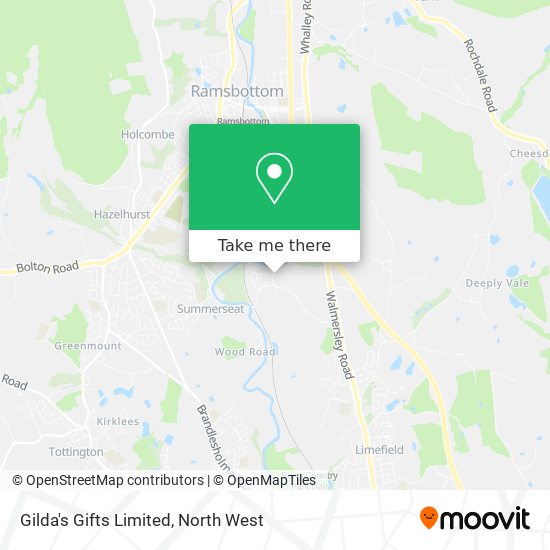 Gilda's Gifts Limited map