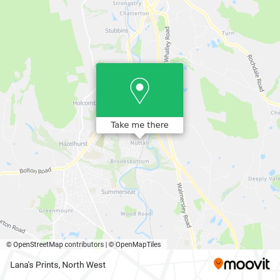 Lana's Prints map