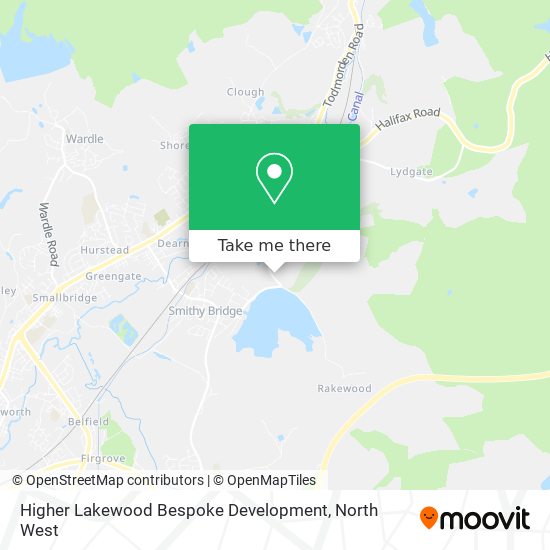 Higher Lakewood Bespoke Development map