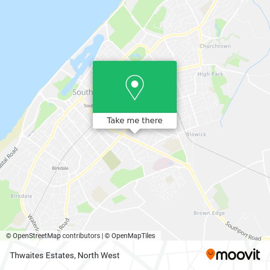 Thwaites Estates map