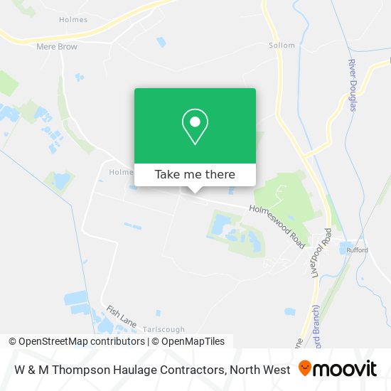 W & M Thompson Haulage Contractors map