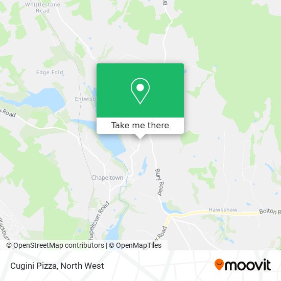 Cugini Pizza map