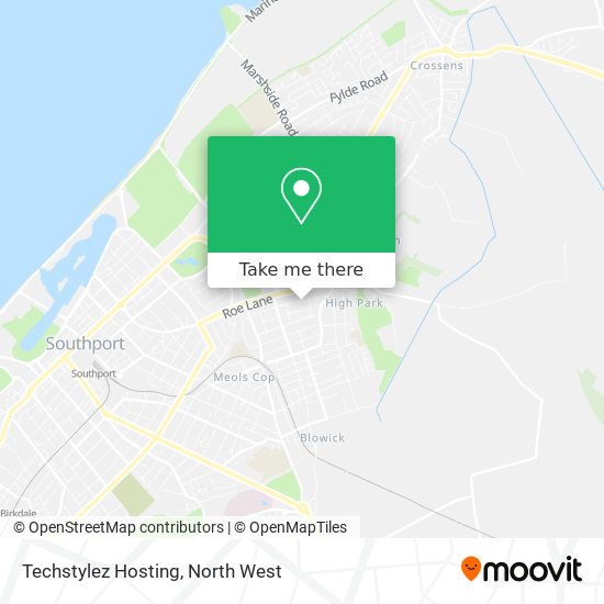 Techstylez Hosting map