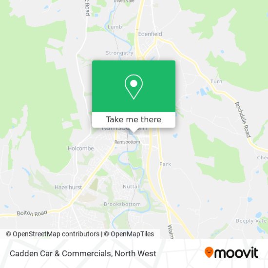 Cadden Car & Commercials map