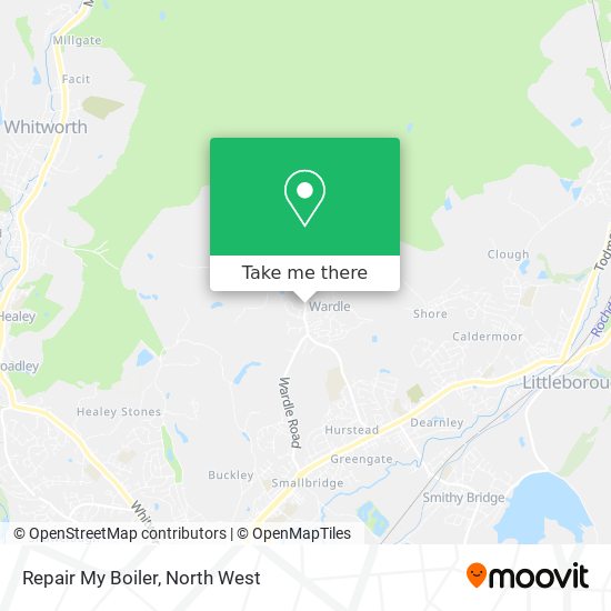 Repair My Boiler map