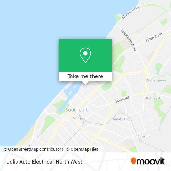 Uglis Auto Electrical map