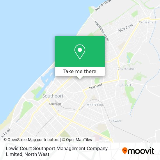 Lewis Court Southport Management Company Limited map
