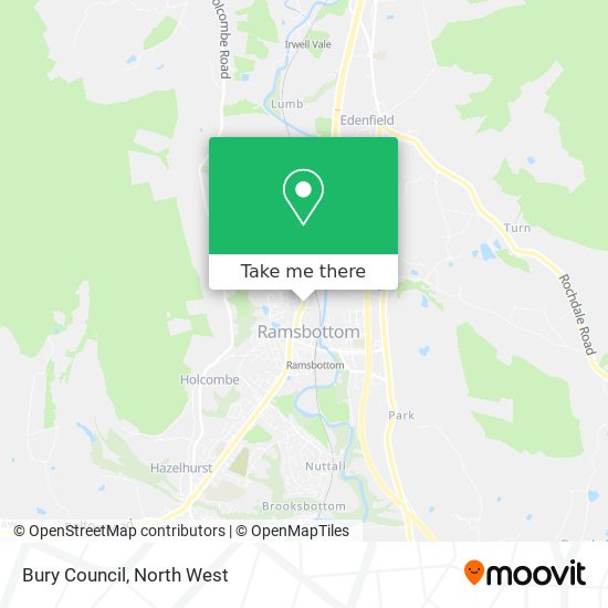 Bury Council map