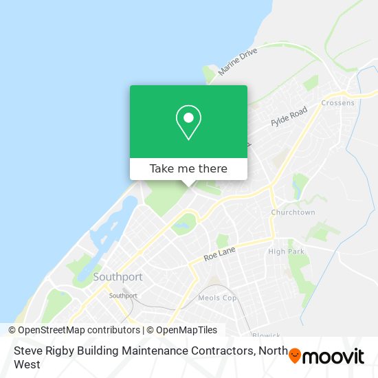 Steve Rigby Building Maintenance Contractors map