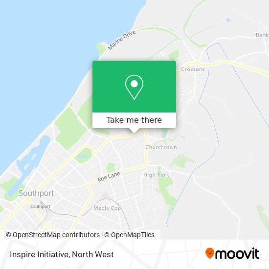 Inspire Initiative map
