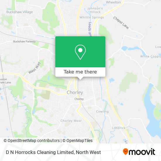 D N Horrocks Cleaning Limited map