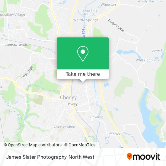 James Slater Photography map