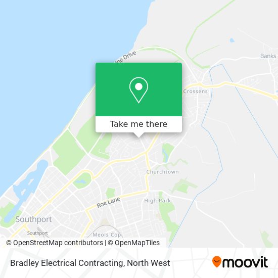 Bradley Electrical Contracting map