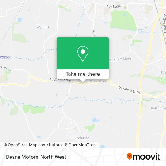 Deane Motors map