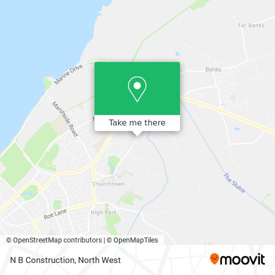 N B Construction map