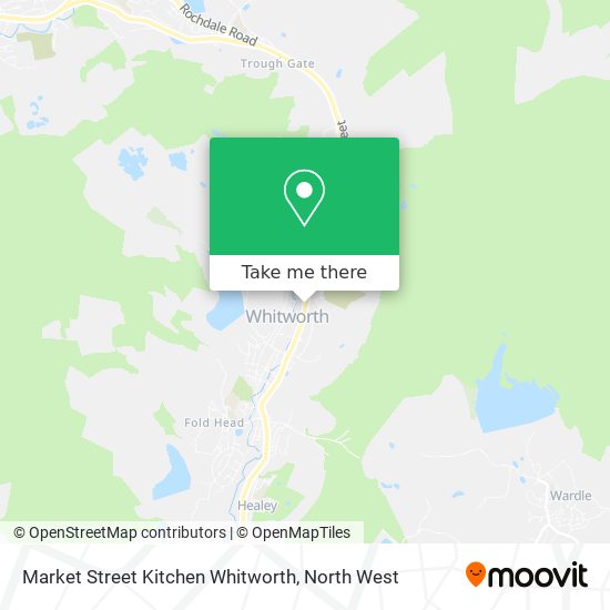 Market Street Kitchen Whitworth map
