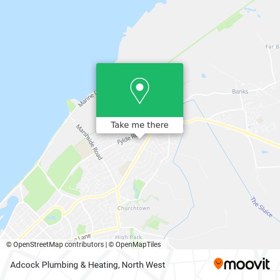 Adcock Plumbing & Heating map