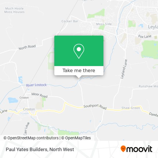 Paul Yates Builders map