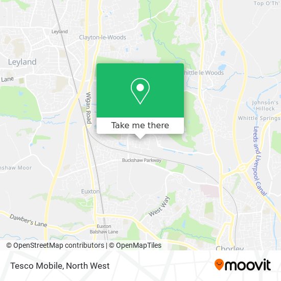 Tesco Mobile map