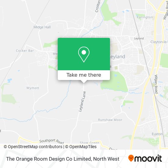 The Orange Room Design Co Limited map