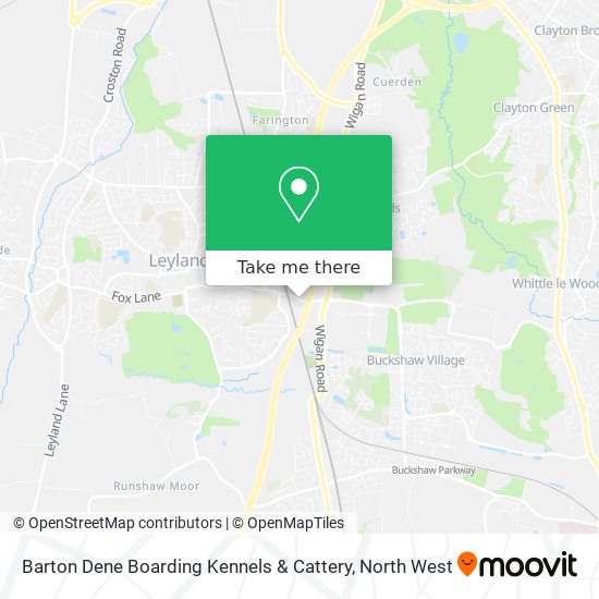 Barton Dene Boarding Kennels & Cattery map