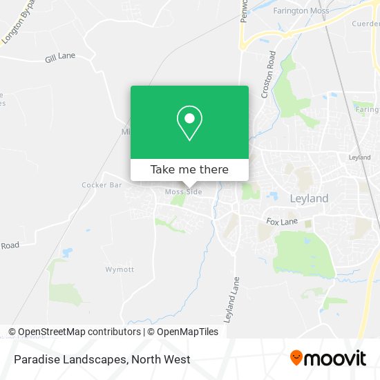 Paradise Landscapes map