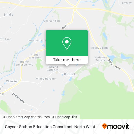 Gaynor Stubbs Education Consultant map