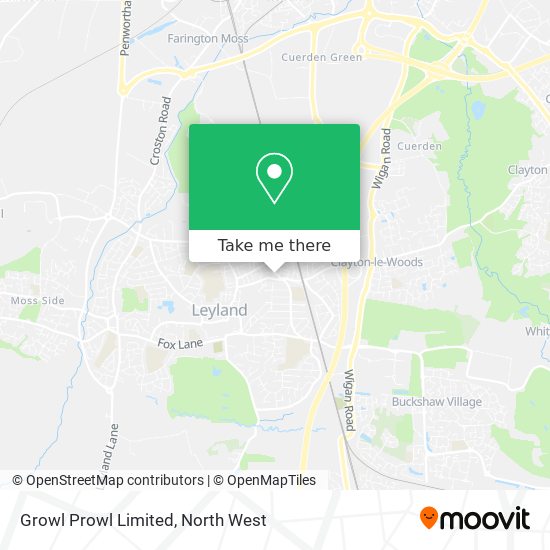Growl Prowl Limited map